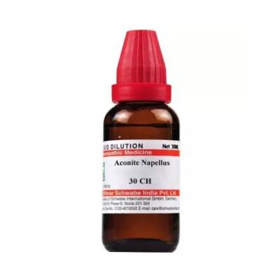 Willmar Schwabe India Homeopathic Aconite Napellus Dilution 30ml