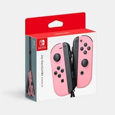 Image of Nintendo Official Switch Joy-Con (L)/(R) & Straps Set Pastel Pink