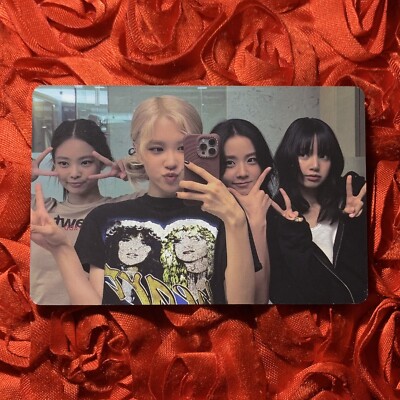 BLACKPINK Our Area KPOP Girl Photo Goddess Card Group Pretty Kawaii Selfie