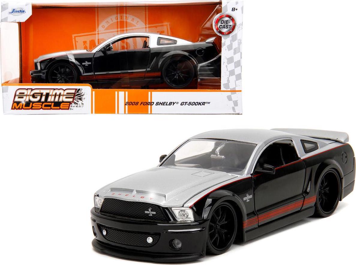2008 Shelby GT ミニカー　フォード　マスタング　1/18 1/18 Shelby Collectibles 2008 Ford Shelby GT 500KR (Black
