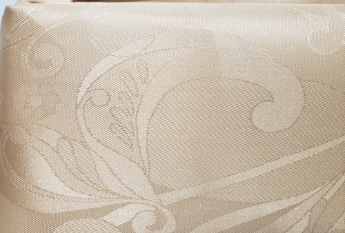 Printed Fabric Tablecloth, 52"x70" Oblong (4-6 people) EURO FLOWERS ON GOLD, VL - Picture 9 of 19