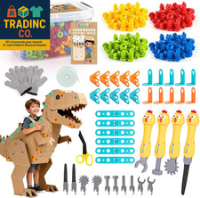 196 PCS Cardboard Cutter for Kids, Reusable Safe Cardboard Tools for Kids with B