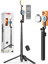 Tripode magnétique pour Iphone & Android avec lumière,69” Étendue