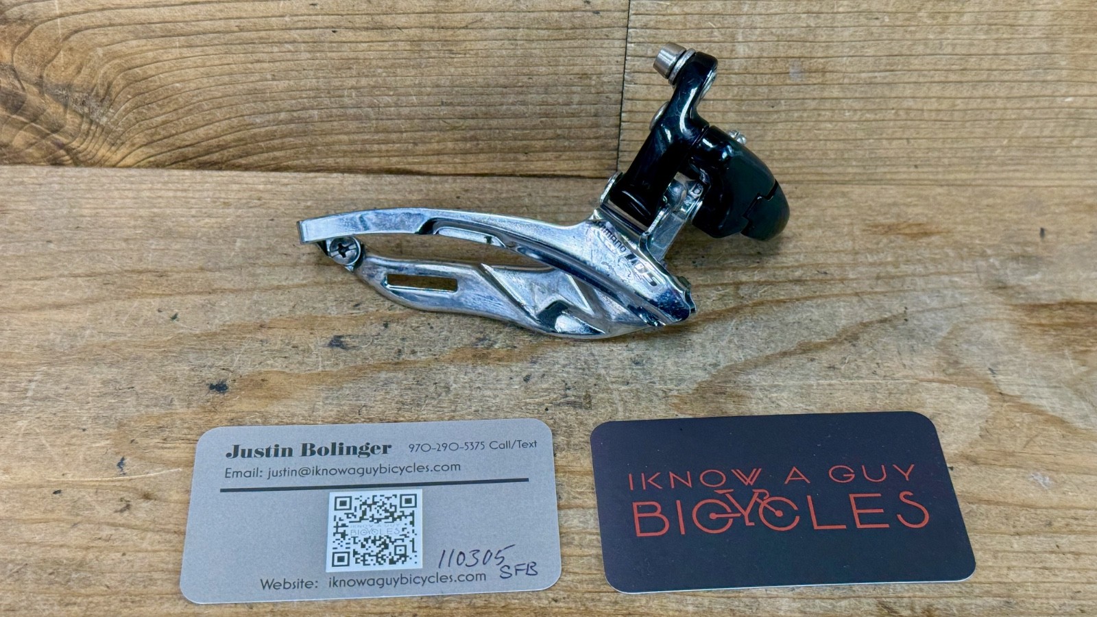 Shimano 105 Front Derailleur FD-5504 31.8 Clamp 9-Speed Triple