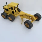 Vintage 1970s Tonka Road Grader Pressed Steel Toy Truck 18” Yellow Construction