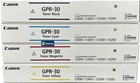 NOWY Oryginalny toner Canon GPR-30 Cyjan Purpurowy Żółty Czarny C5045 C5051 C5250 C5255