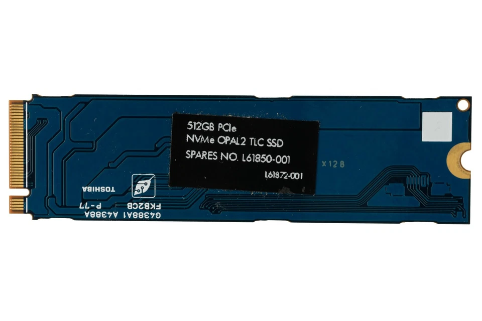 Hard drive HPE 512GB SSD NVMe PCIe 3.0x4 M.2 2280 TLC TCG Opal 2.01 934105-001 - Image 2 of 2