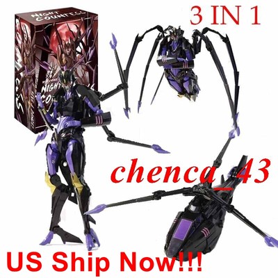 US Ship!!! 16cm APC Night Countess Countess DARK FOREST Blackarachnia TFP Action