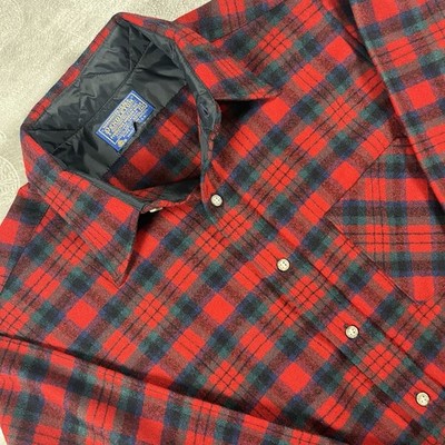 Pendleton Lodge Wool Flannel Board Shirt Mens Med Cabin Core Lumberjack