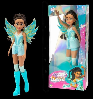 Winx Club Fairy, Fee Aisha mit Glitzerflügel NEU/OVP