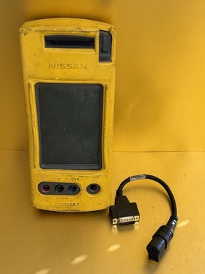 *AS-IS* Nissan Consult II Diagnostic Tool &  Cable/ No Battery Cover *UNTESTED*