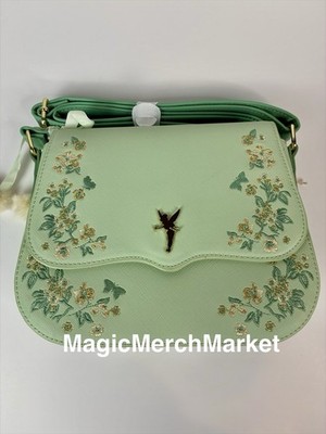 Disney Parks 2026 Loungefly Peter Pan Tinker Bell Crossbody Bag NWT