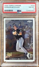 2009 Topps Chrome BECKHAM #214    RC    PSA-8 (NM-MT)