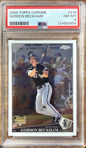 2009 Topps Chrome BECKHAM #214    RC    PSA-8 (NM-MT)