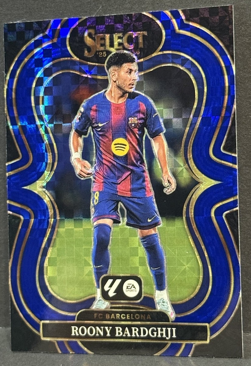 2025-26 Panini Select La Liga Barcelona Roony Bardghji Mezzanine