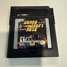 Grand Theft Auto (Nintendo Game Boy Color, 1999) WORKS, but Internal Battery Dry