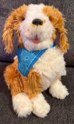 Joy for All Companion Pet Dog Electronic Puppy Plush Bandana Works! See Video