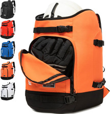 Ski Boot Bag - 50L Ski Boot Travel Backpack Waterproof Snowboard Boot Backpack f