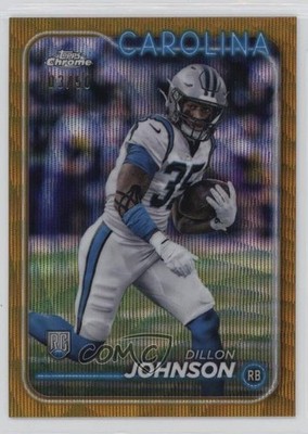 2024 Topps Chrome Rookies Gold Wave Refractor 3/50 Dillon Johnson Rookie RC 5i3