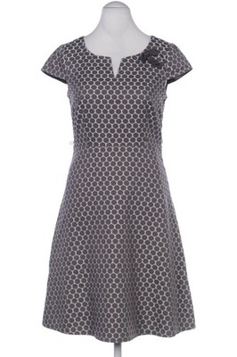 Comma Kleid Damen Dress Damenkleid Gr. EU 36 Baumwolle Grau #gakd90u