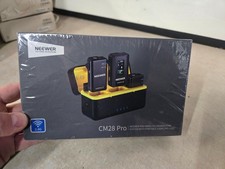 NEEWER CM28 Pro Wireless Lavalier Microphone System Case for Phone/PC/Camera