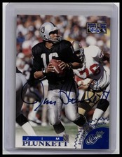 1996 Pro Line - Autographs - Jim Plunkett - On Card Auto