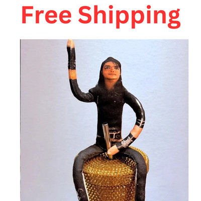 Michael Jackson Cosplay Doll Plush Stuffed Figure Abstract Joint Mobility Toy US