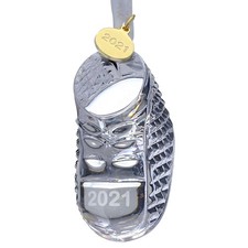 Waterford Crystal Baby's First Christmas 2021-Baby's First Boot - Boxed 11995273
