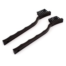 2 Pack 30mm x 17mm Black Plastic Bristle ESD Anti Static Brush