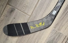 David Pastrnak Boston Bruins Signed Game Used Hockey Stick COA