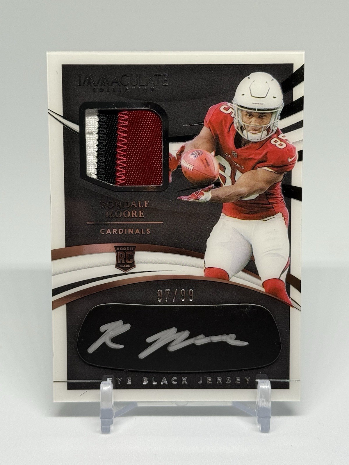 Rondale Moore 2021 Immaculate Eye Black RPA /99 🔥 Beautiful card!