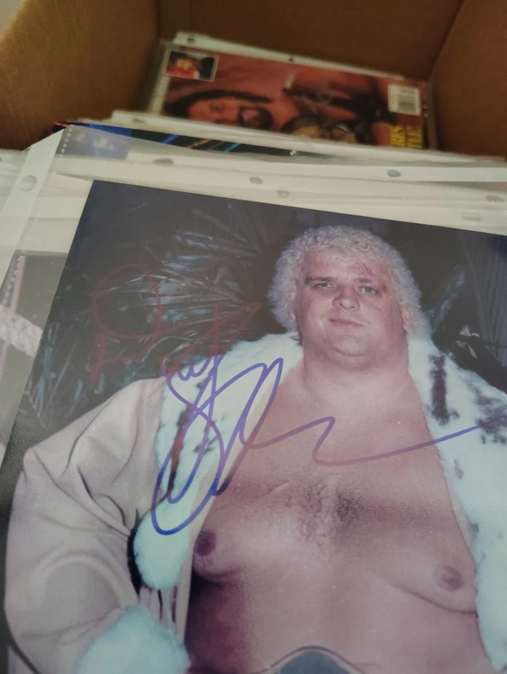 Foto 8x10 firmada por Dusty Rhodes NWA WWE Wcw Foto 2 de 4