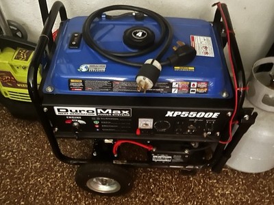 DuroMax XP5500E Portable Gasoline Generator 5,500 Watts Single Phase