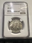 1937 Walking Liberty Half Dollar MS-65