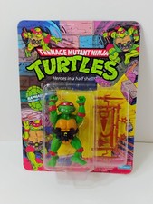 TMNT Raphael 1988 Playmates 10-Back MOC Sealed Vintage Action Figure Unpunched
