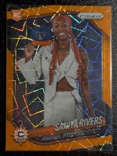 2025 #150 Saniya Rivers Panini Prizm WNBA Orange Velocity Variation Prizm RC