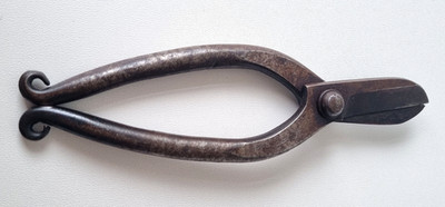 Alte, geschmiedete Bonsaischere aus Japan, mit Schmiedemarke - Shōwa Ära um 1920