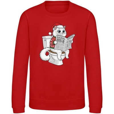 Lustige Stoffpuppe Hund Weihnachtssweatshirt festliche Mütze Weihnachtspullover Geschenk für Kinder