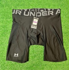 Under Armour Mens HeatGear Armour Long Compression Shorts Black 2XL 1361602-001
