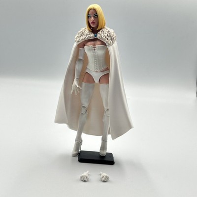 Marvel Legends SDCC Hellfire club EMMA FROST WHITE QUEEN X-Men loose Complete