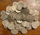 100 Partial Date Buffalo Nickels Lot - P Mint Only, Mostly 1920s, NO ACID