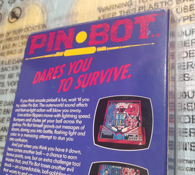Pin Bot Pinball Nintendo Nes NTSC/Usa Come Nuovo Completo Originale 100%
