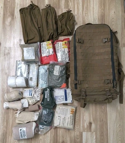 Cas Pack USMC Corpsman CAS Medical Assault Pack with Medical Supplies (Good For ...