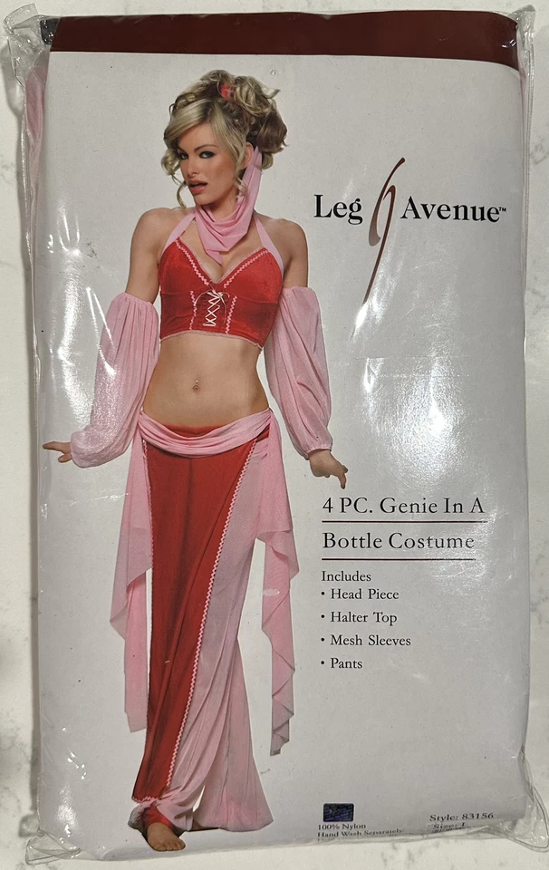 Women's Genie Leg Avenue Halloween Costume, Size L (12-14), BRAND NEW - Image 2 of 4