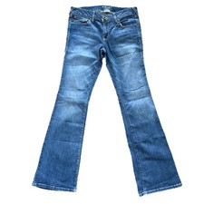 Ariat Women s 29R Low Rise Denim Jeans Medium Wash Flare Bootcut Blue