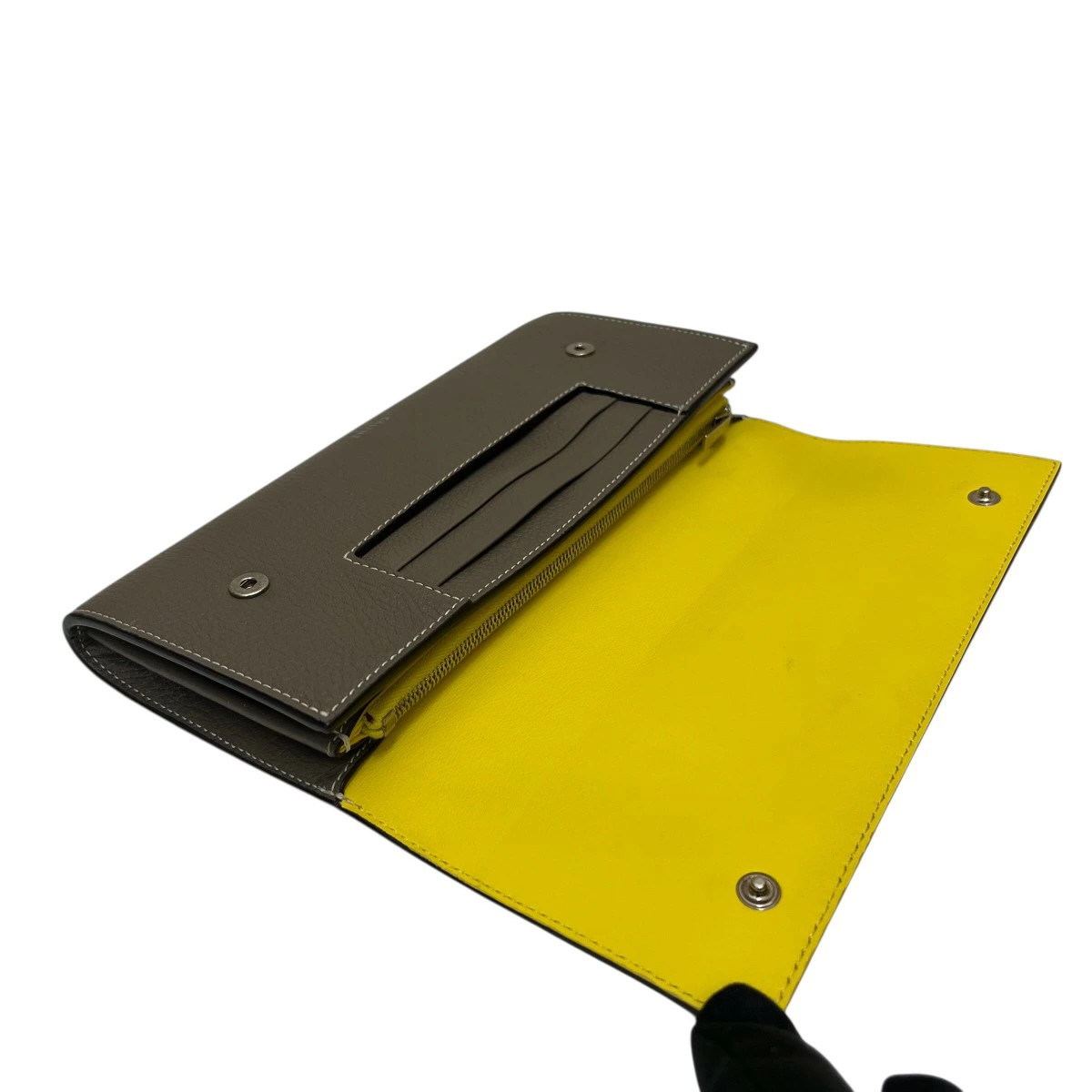 CELINE Large Flap Multi-Function Long Wallet Beige - image 3