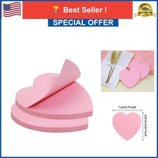 Mini Skater Heart Shaped Sticky Notes 2 Pack Kraft Paper Book Tabs Markers