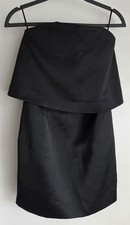 NWT Keepsake Black Sleeveless Mini Dress Size S Solid Women Bodycon Party Gown