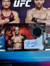 2025 Topps Knockout UFC Gregory Rodrigues Autograph Relic patch /199 Auto