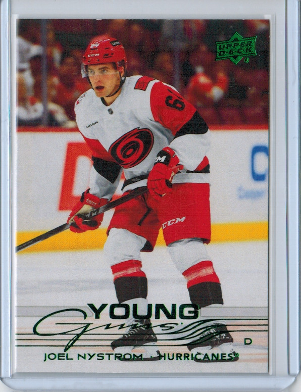 2025-26 Upper Deck Series 2 Holiday Young Guns Joel Nystrom #482 EDGE ISSUE